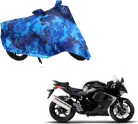 WolkomHome Two Wheeler Cover for Hyosung(GT250R, Blue)