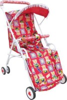 Baby Growth Zone Red Pram Stroller(No Recline position, Red)