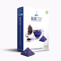 BLUE TEA Indian Chai Masala Spices Herbal Tea Box(50 g)