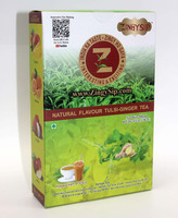 ZINGYSIP Tulsi Green Tea with Ginger Flavor, for Weight Loss(80cups) Tulsi, Ginger Tea Box(200 g)