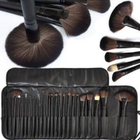 Townplaza Professionals 24Pcs Makeup Brush Set Makeup Tool Kit With Leather Pouch(Pack of 24)