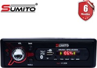 Sumito SMT-F120X Double IC High Power Single Din Universal Fit Mp3 Car Stereo with Bluetooth/USB/SD Card Slot/FM Radio/Aux Input & Remote Control SMT-F120X Car Stereo(Single Din)