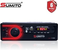Sumito SMT-F140X Double IC High Power Single Din Universal Fit Mp3 Car Stereo with Bluetooth/USB/SD Card Slot/FM Radio/Aux Input & Remote Control SMT-F140X Car Stereo(Single Din)