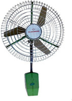 almonard 30 Inch 750MM Air Circulator 750 mm Ultra High Speed 3 Blade Wall Fan(Green, Pack of 1)