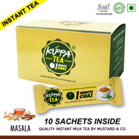 Kuppa Tea INSTANT MASALA TEA SACHETS Spices Instant Tea Box(10 Bags)