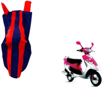 WolkomHome Two Wheeler Cover for TVS(Pantero, Red, Blue)