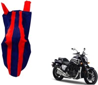 WolkomHome Two Wheeler Cover for Yamaha(VMAX, Red, Blue)