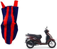 WolkomHome Two Wheeler Cover for TVS(Wego, Red, Blue)