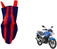 WolkomHome Two Wheeler Cover for Bajaj(Discover 100 DTS-i, Red, Blue)