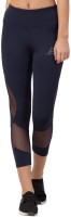 Threadstone Solid Women Blue Tights