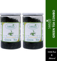 SANZIO Green Tea Combo Unflavoured Green Tea Mason Jar(200 g)