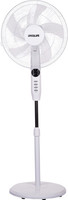 SPACELIFE SL-3001RC 400 mm Remote Controlled 5 Blade Pedestal Fan(WHITE, Pack of 1)