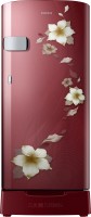 SAMSUNG 192 L Direct Cool Single Door 2 Star Refrigerator with Base Drawer(Star Flower Red, RR19T2Z2BR2/NL)