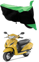 Autoaces Two Wheeler Cover for Honda(Activa 3G, Black, Green)