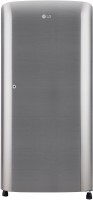 View LG 190 L Direct Cool Single Door 3 Star (2020) Refrigerator(Shiny Steel, GL-B201RPZD)  Price Online