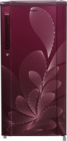 Haier 190 L Direct Cool Single Door 2 Star Refrigerator(Red Ornate, HRD-1902BRO-E)