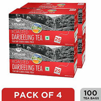 Goodricke Darjeeling Roasted Tea Bags- (100 Pcs) Unflavoured Black Tea Bags Box(100 Bags)