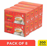 Goodricke CTC Leaf Tea Bags Unflavoured Black Tea Bags Box(200 Bags)