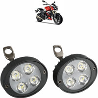 AdroitZ Headlight, Side Marker, Mirror Light LED for Mahindra(Universal For Bike, Pack of 2)