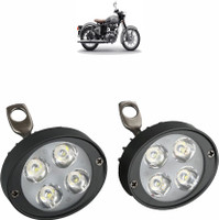 AdroitZ Headlight, Side Marker, Mirror Light LED for Royal Enfield(Universal For Bike, Pack of 2)