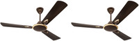 USHA CF1200MM STRIKER PLATINUM DEEPMET BR-GBD Pack of 2 1200 mm 3 Blade Ceiling Fan(Deep Metalic Brown, Pack of 2)