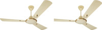 USHA CF1200MM STRIKER PLATINUM PRLIVR MAT-GBD Pack of 2 1200 mm 3 Blade Ceiling Fan(Pearl Ivory Metalic, Pack of 2)