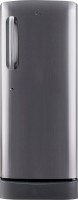 View LG 235 L Direct Cool Single Door 3 Star (2020) Refrigerator with Base Drawer(Shiny Steel, GL-D241APZD) Price Online(LG)