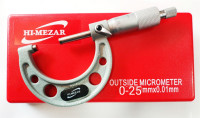 Hi-mezar Outside Micrometer 0-25mm Micrometer Screw Gauge