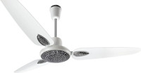 LUMINOUS JAIPURMINA 1200 mm 3 Blade Ceiling Fan(WHIte with black design, Pack of 1)