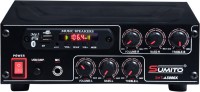 Sumito SMT-A5000X Double IC 5000W PMPO High Power Amplifier with LED Display/Bluetooth/MIC Input/USB/SD Card Slot/FM Radio/AUX Input & Remote Control 240 W AV Power Amplifier(Black)