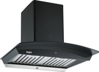 Kaff SIGMA DHC 60 Auto Clean Wall Mounted Chimney(Black 150 CMH)