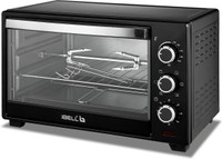 iBELL 30-Litre EO30LG Premium 30 Litre 1600 Watt Electric Oven Toaster Grill with Rotisserie Function. Oven Toaster Grill (OTG)(Black)