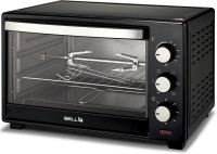 iBELL 25-Litre EO25LG Premium 25 Litre 1600 Watt Electric Oven Toaster Grill with Rotisserie Function. Oven Toaster Grill (OTG)(Black)