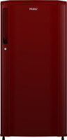 View Haier 190 L Direct Cool Single Door 2 Star (2020) Refrigerator(Burgundy Red, HED-19TBR)  Price Online