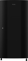 View Haier 195 L Direct Cool Single Door 3 Star (2020) Refrigerator(Black Brushline, HRD-1953CSKS-E)  Price Online