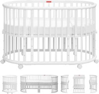 FISHER-PRICE Multifunction Baby Crib and Bed - White Cot(White)