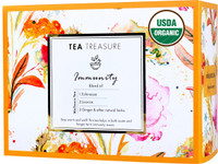 TeaTreasure Immunity Lemon Grass, Liquorice, Tulsi, Ginger, Herbs Herbal Tea Box(18 Bags)