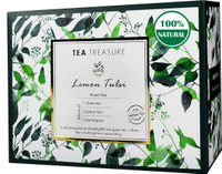 TeaTreasure Lemon Tulsi Green Tea Box(18 Bags)