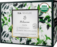 TeaTreasure Hibiscus Green Tea Bags Box(18 Bags)