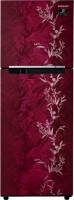 SAMSUNG 253 L Frost Free Double Door 2 Star Refrigerator(Mystic Overlay Red, RT28T30226R/NL)