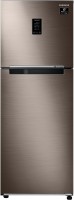 SAMSUNG 336 L Frost Free Double Door 2 Star Refrigerator  with Curd Maestro(Luxe Brown, RT37T4632DX/HL)