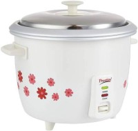 Prestige PRWO 1.8-2 Electric Rice Cooker (White) Electric Rice Cooker with Steaming Feature(1.8 L, White, Red)