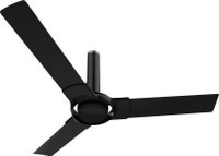 LUMINOUS New York Tiffany 1200 mm BLDC Motor with Remote 3 Blade Ceiling Fan(Midnight Black, Alice White, Pack of 1)