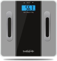 Healthgenie Digital Body Composition Monitor Weighing Scale, Strong & Best Glass Build Electronic Bathroom Scales & Weight Machine to Monitor BMI, Segmental Body Fat & Skeletal Muscle Weighing Scale(Grey)