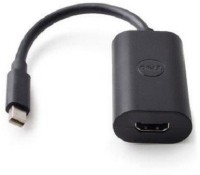 DELL Mini Display port to HDMI 0.5 m HDMI Cable(Compatible with mobile, Black)