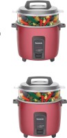 Panasonic SR-Y18FHS(E) Electric Rice Cooker(4.4 L, Red, Pack of 2)
