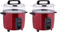 Panasonic SR-Y22FHS Electric Rice Cooker with Steaming Feature Electric Rice Cooker(5.4 L, Burgundy, Pack of 2)