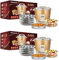 Panasonic SR-W18GH CMB Food Steamer Electric Rice Cooker(4.4 L, Golden, Pack of 2)