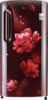 View LG 215 L Direct Cool Single Door 4 Star (2020) Refrigerator(Scarlet Charm, GL-B221ASCY) Price Online(LG)