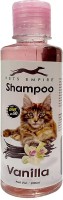 PETS EMPIRE Naturally Organic Body Shampoo for Pets,Pack of 1 (Vanilla, 200ML) Anti-microbial, Conditioning, Anti-fungal, Anti-parasitic, Flea and Tick, Anti-dandruff, Allergy Relief, Anti-itching, Whitening and Color Enhancing, Hypoallergenic Vanilla Cat Shampoo(200 ml)